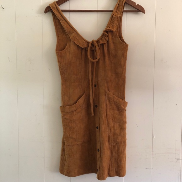 Homecoming Honolulu Brown Minidress - Picture 1 of 6